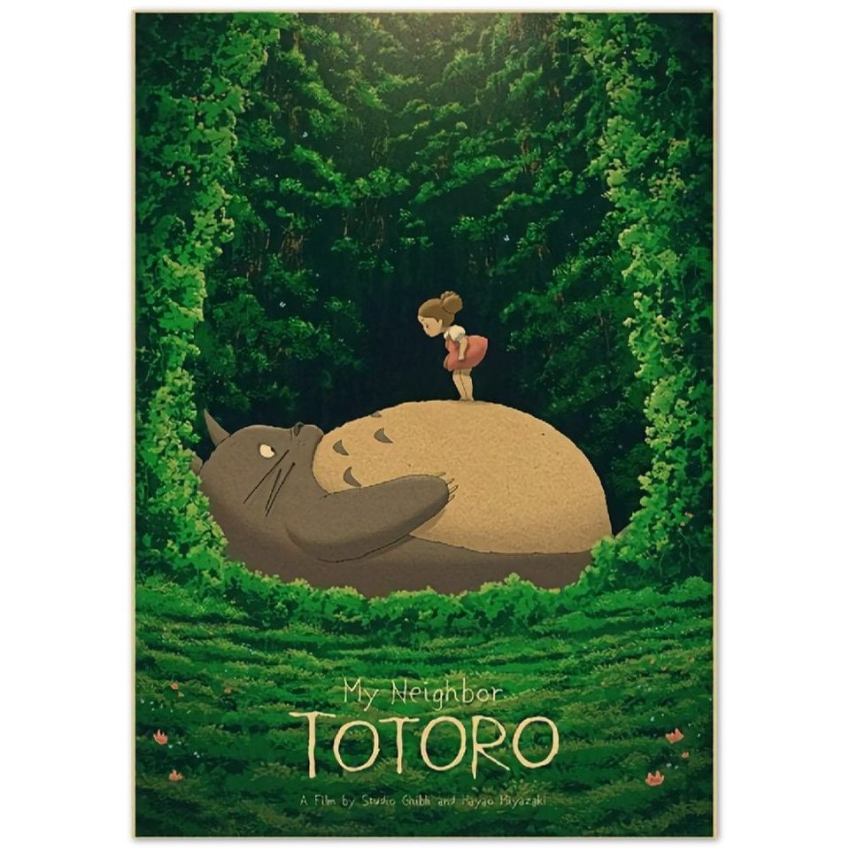 My Neighbor Totoro Vintage Poster
