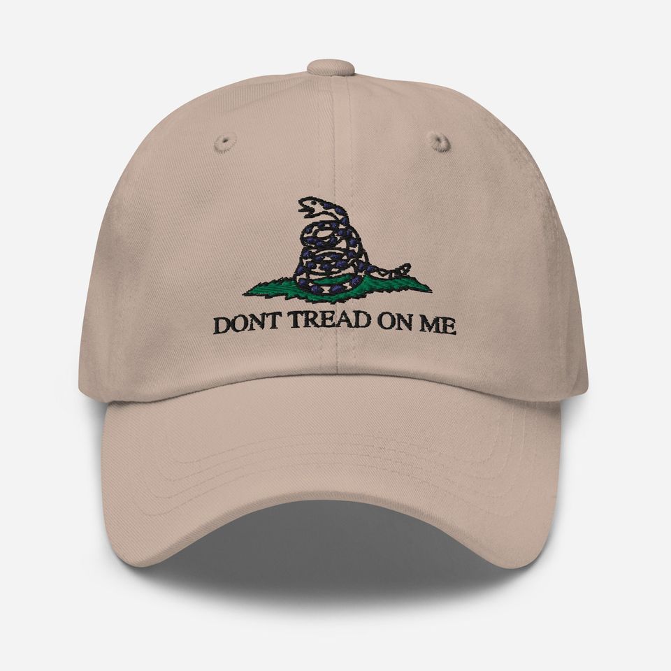 Don't Tread On Me Gadsden Flag Snake Dad-Hat - various colors