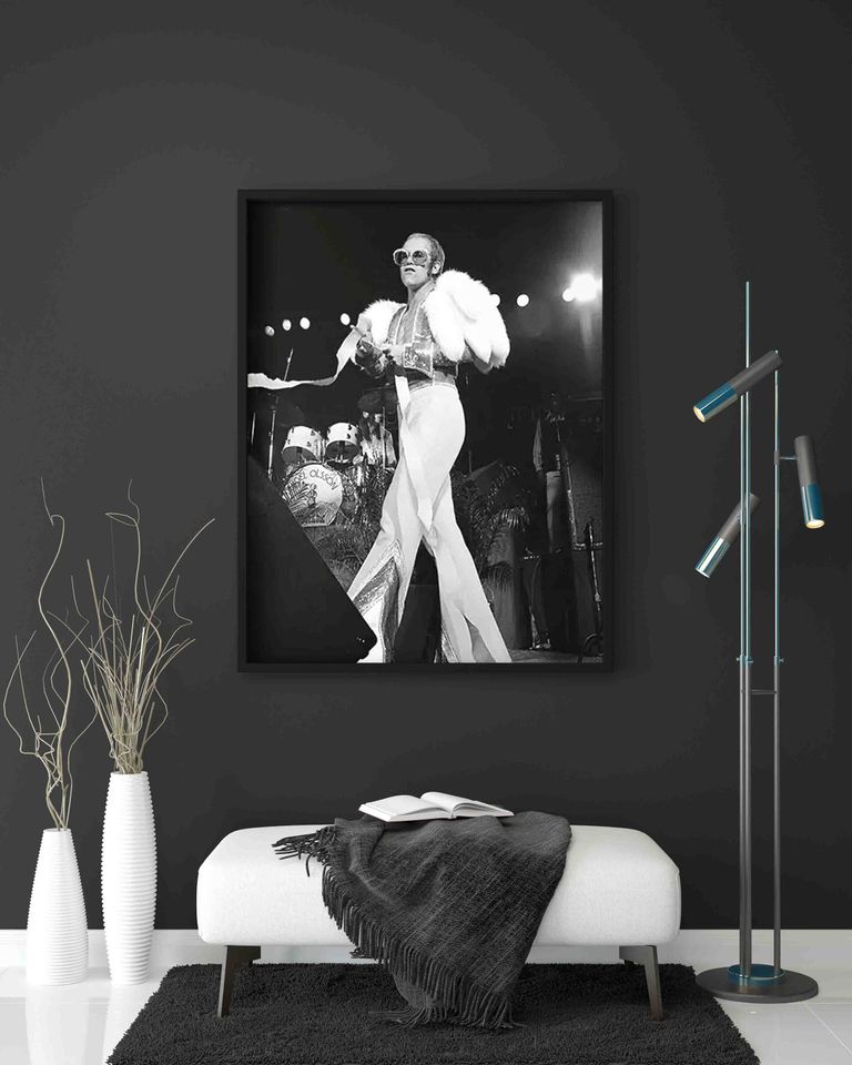 Elton John Poster, Iconic singer Vintage Art Poster
