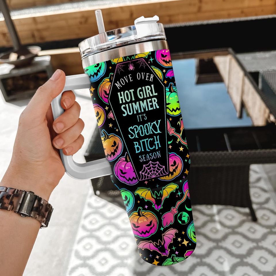 Personalized Halloween Horror Tumbler 40oz: Spooky Season Gift