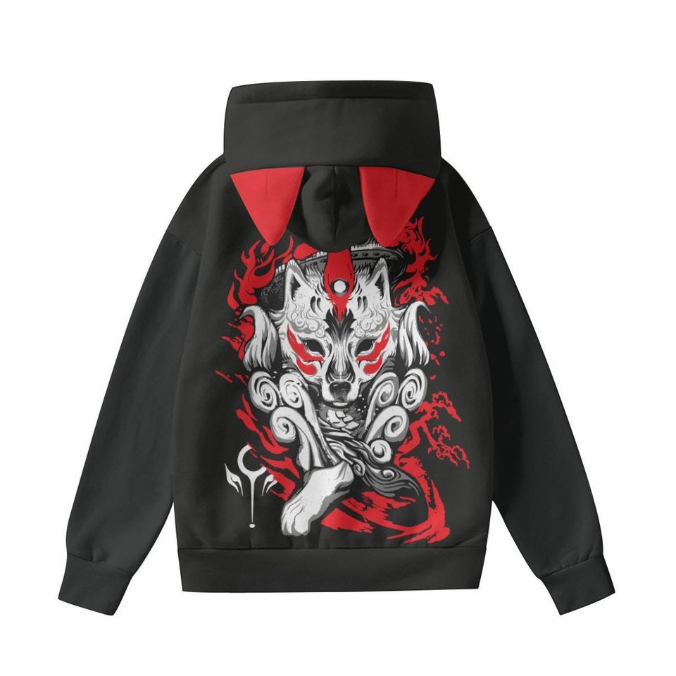 Unisex Cat Ear Hoodie Sweatshirts