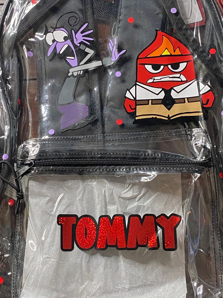 Inside Out Transparent Backpack