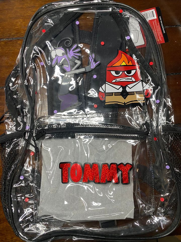 Inside Out Transparent Backpack