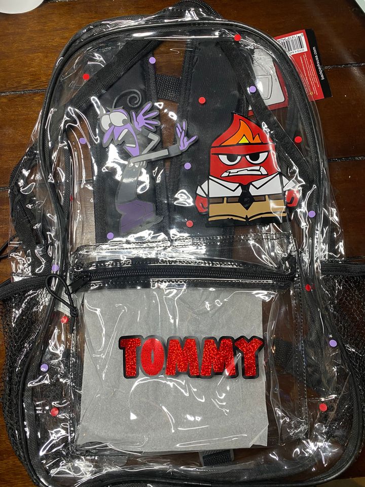 Inside Out Transparent Backpack