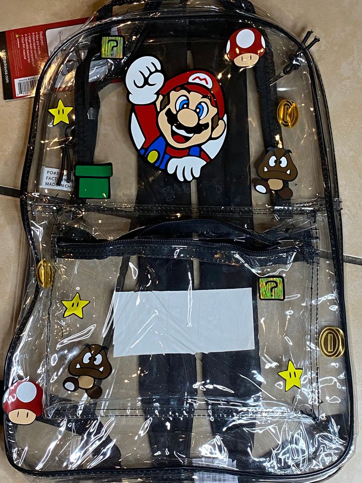 Super Mario Clear Backpack