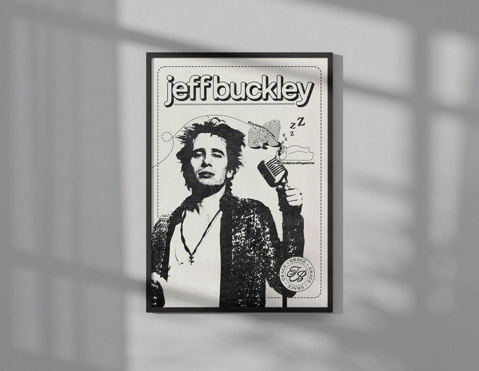 Jeff Buckley Poster | Music Poster | Wall Art | Wall Decor