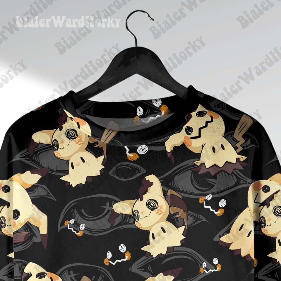 Mimikyu Hoodie Sweatshirt: Shadow Cat Ghost Anime Sweatshirt