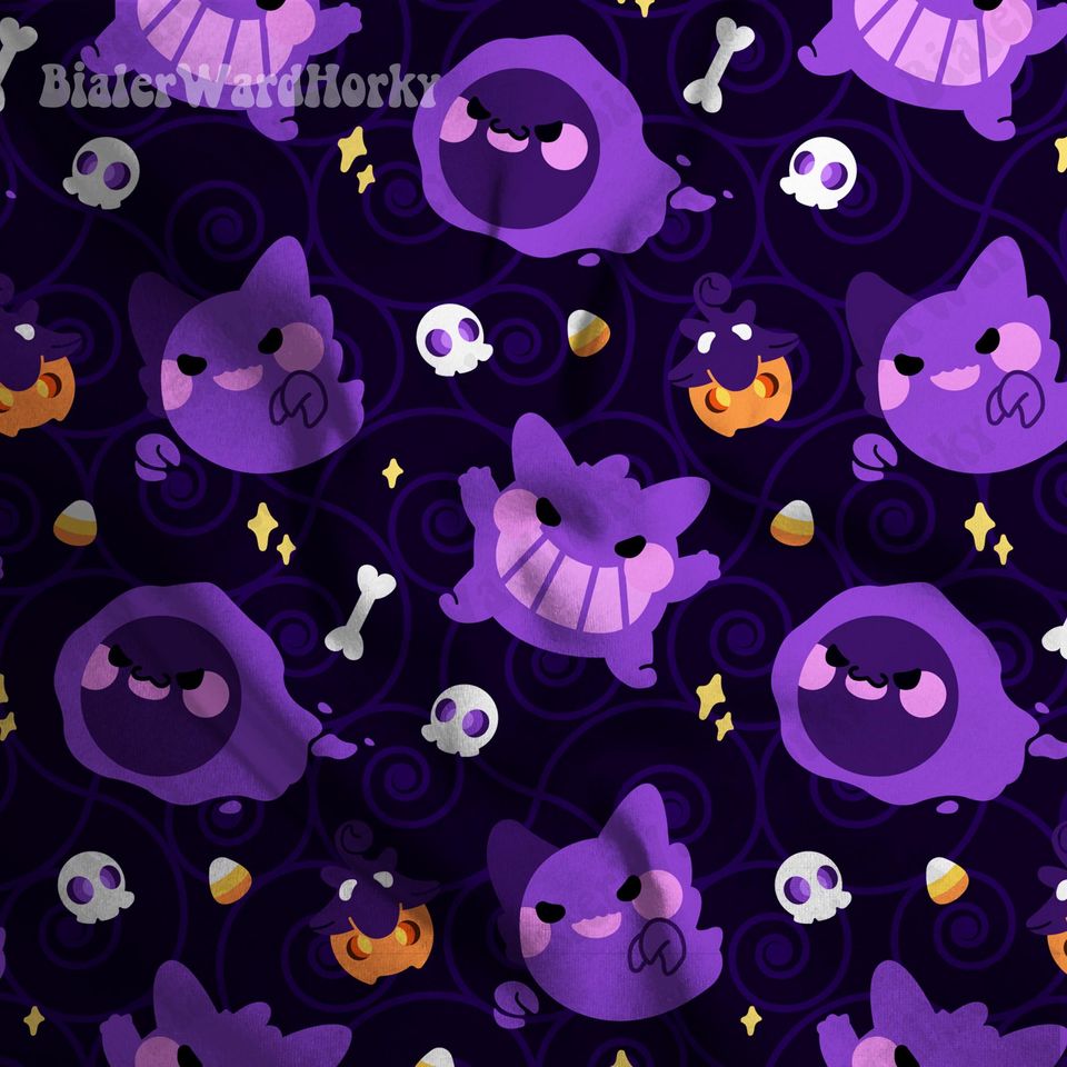 Gengar Hoodie: Ghost Type Evolution Neon Anime Sweatshirt