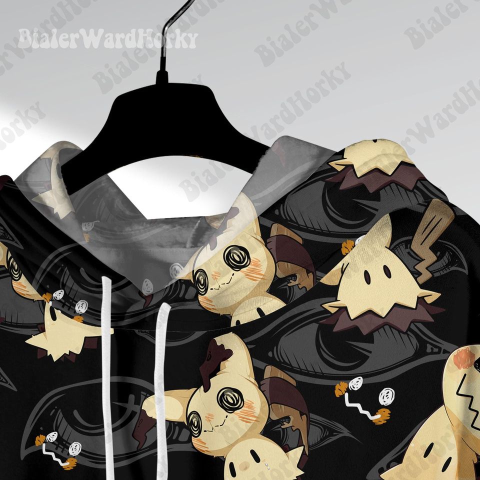 Mimikyu Hoodie Sweatshirt: Shadow Cat Ghost Anime Sweatshirt