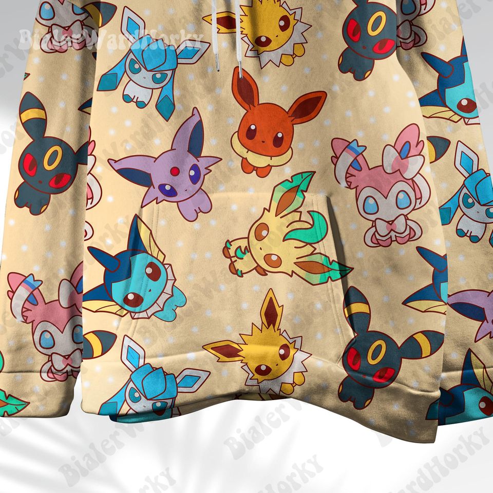 Chibi Evolution Hoodie Sweatshirt: Anime Sweatshirt Gift