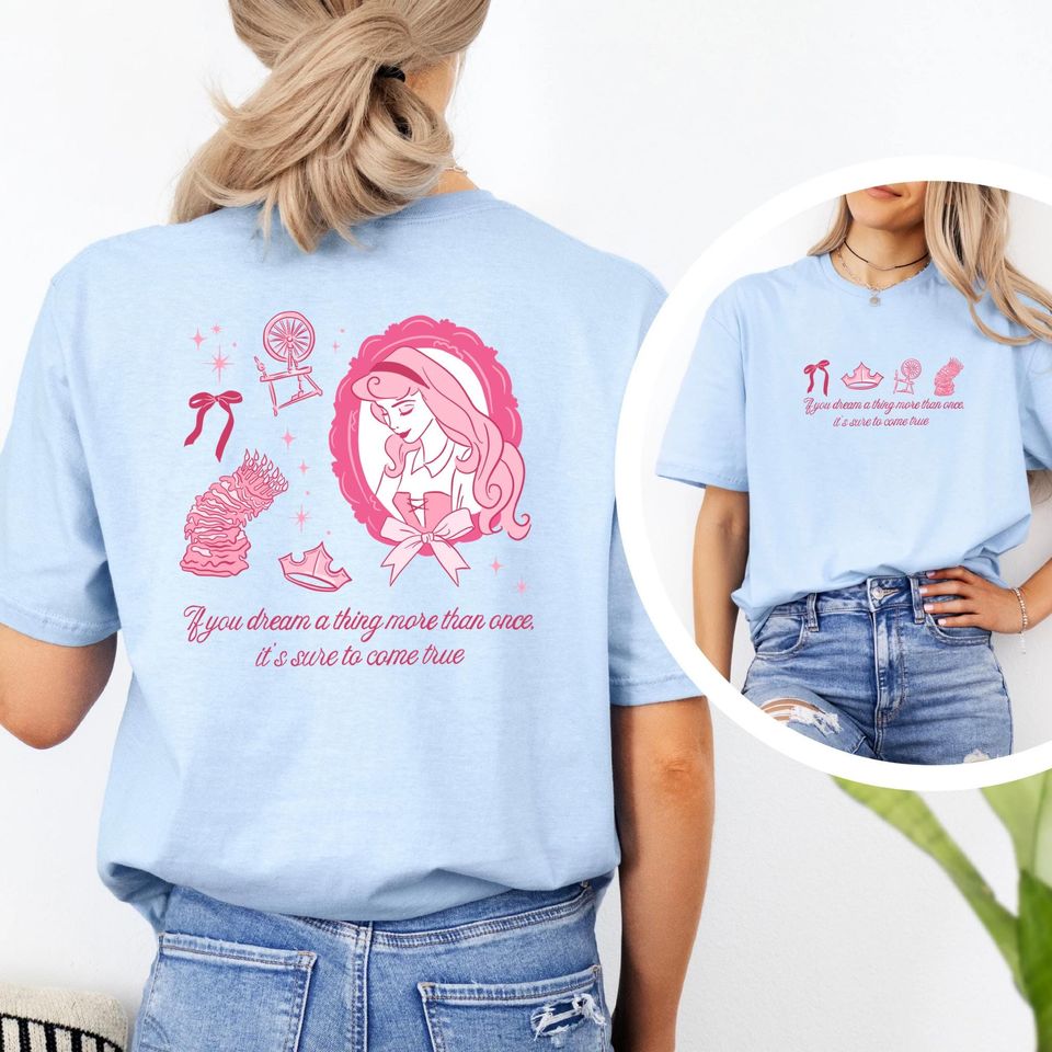 Princess Aurora Disney Double Sided T-Shirt