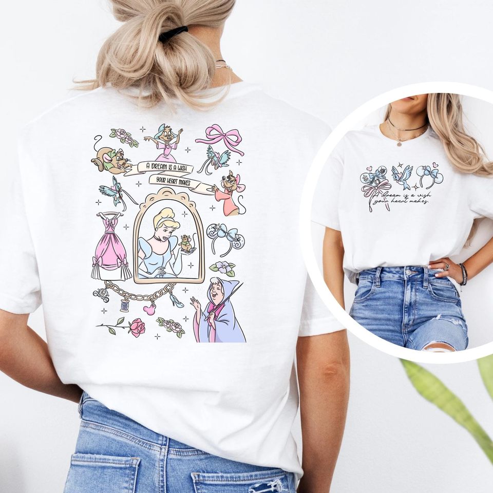 Cinde Disney Double Sided T-Shirt