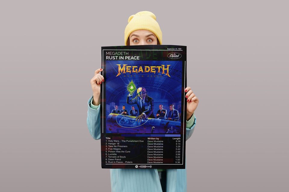 Megadeth Poster | Megadeth - Rust in Peace Poster