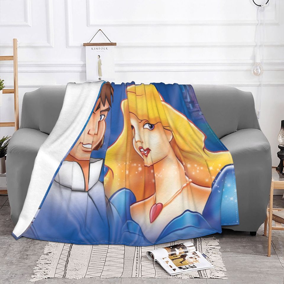 Custom Name Blanket Disney The Swan Princess Tapestry Personalized Blankets Birthday Gift Customized DIY