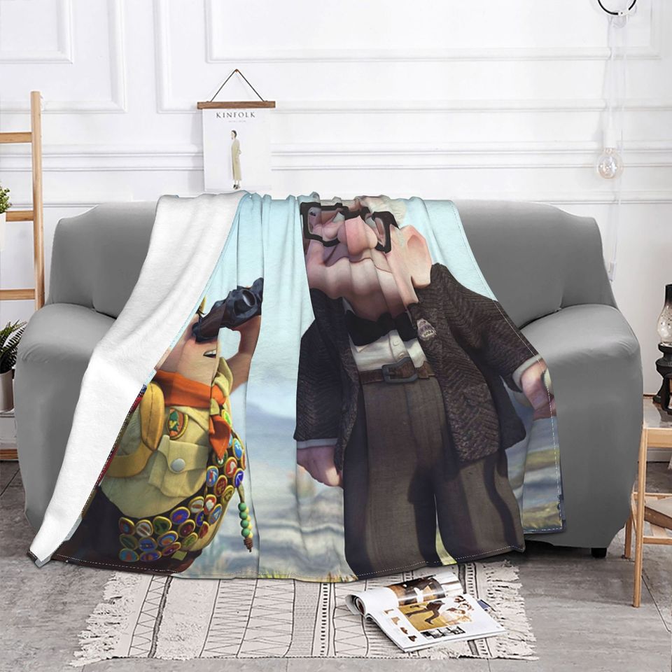 Custom Name Blanket Disney Up Tapestry Personalized Blankets Birthday Gift Customized DIY