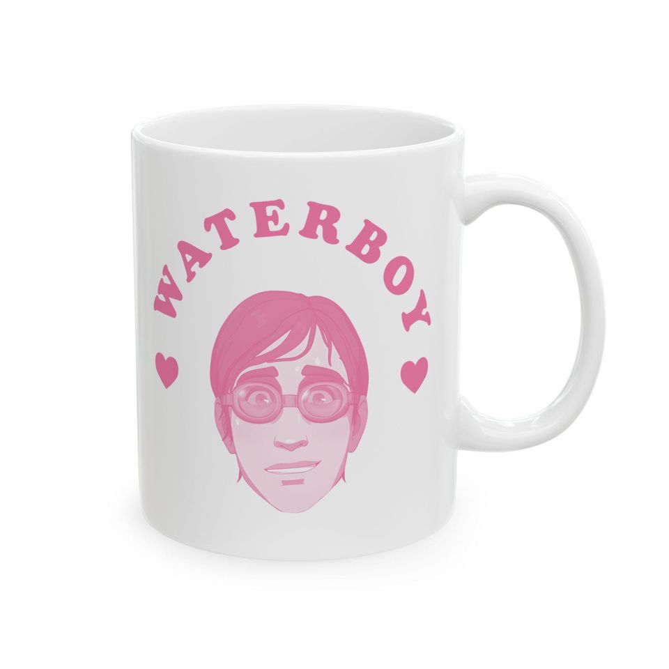 Waterboy pink heart mug, Waterboy Dispatch Mug