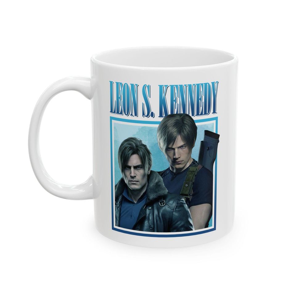 Leon S. Kennedy Vintage Ceramic Mug 11oz 15oz Kitchen & Dining