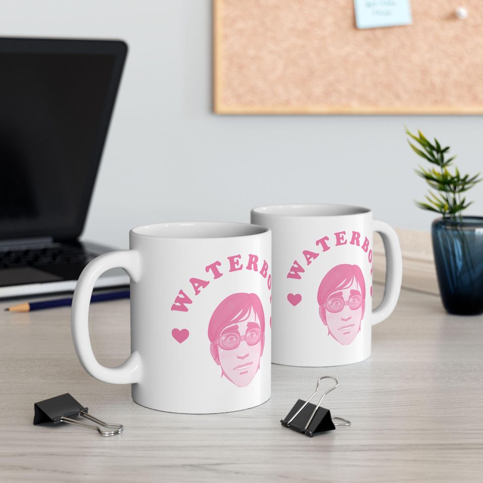 Waterboy pink heart mug, Waterboy Dispatch Mug