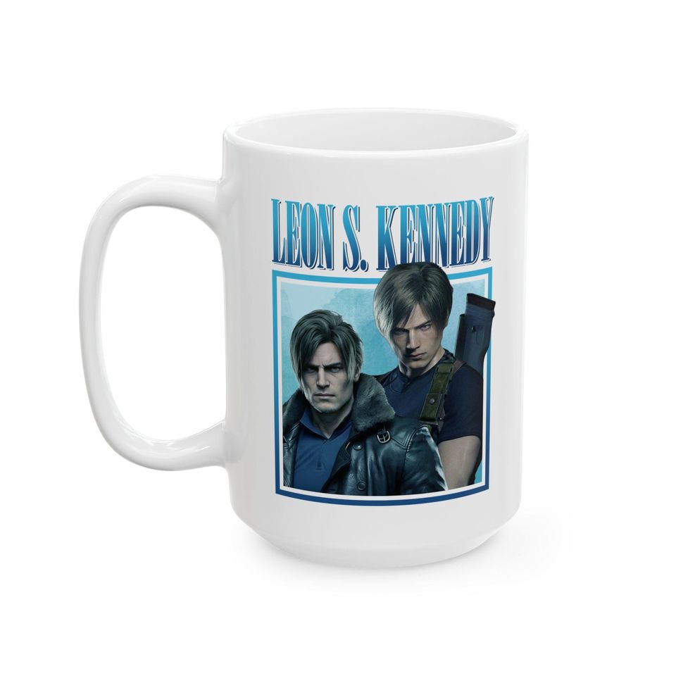 Leon S. Kennedy Vintage Ceramic Mug 11oz 15oz Kitchen & Dining