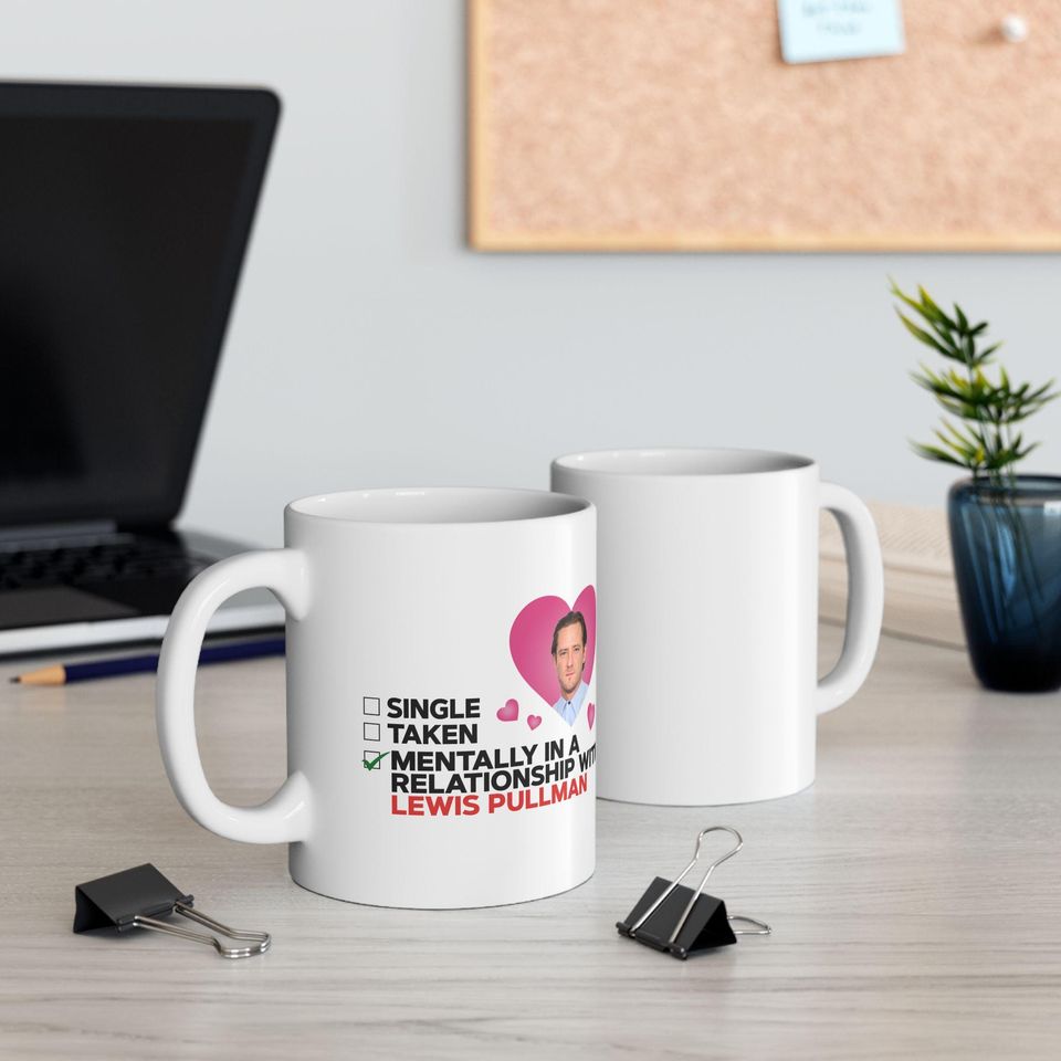 Single Taken Mentally Dating Lewis Pullman mug, Lewis Pullman Mug