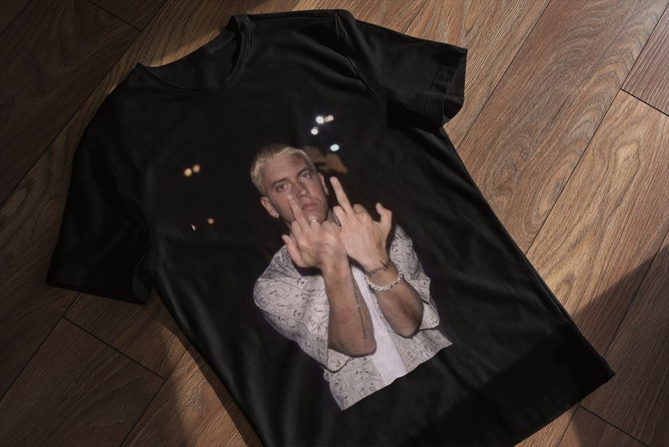Eminem, Slim Shady, Marshall Mathers, Middle Finger  T Shirt