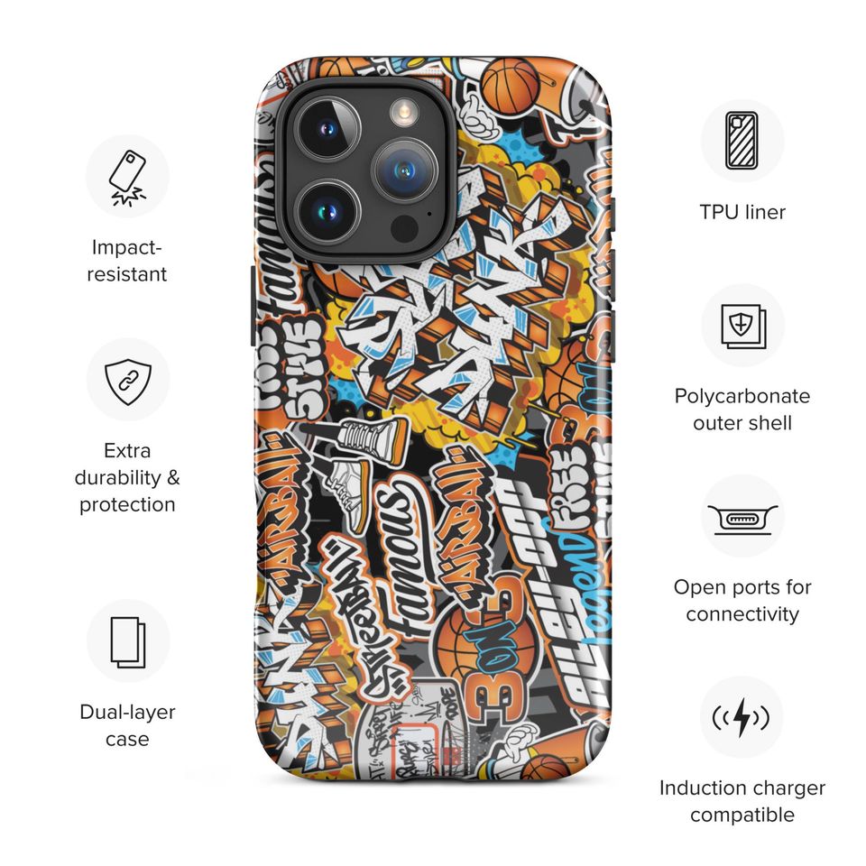 Basketball Graffiti iPhone Case