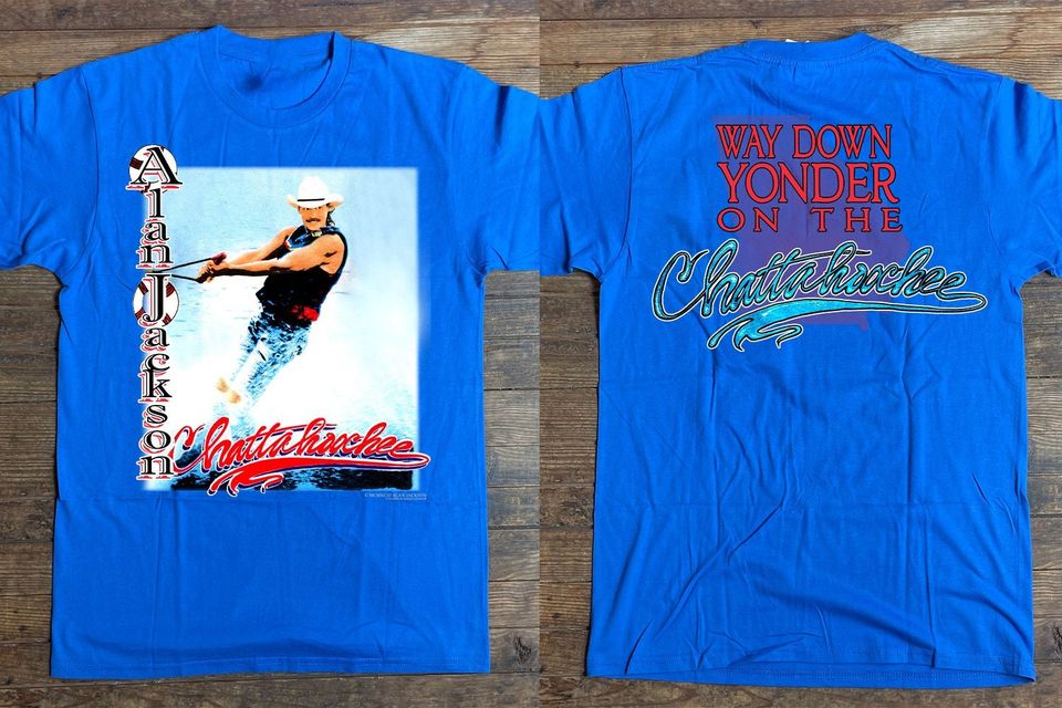 1992 Alan Jackson Way Down Yonder On The Chattahoochee T-Shirt