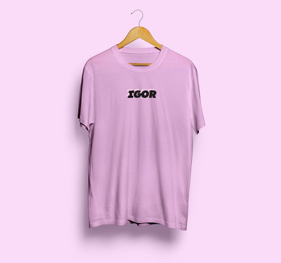 Tyler, The Creator Igor Rapper Pink Graphic Oversized Rapper Double Side T-shirt