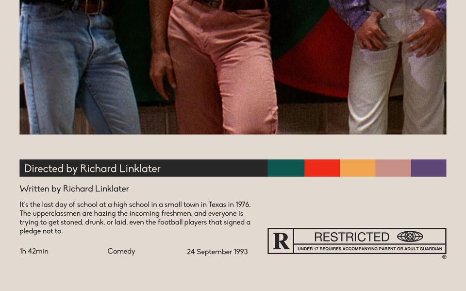 Dazed and Confused | Richard Linklater | Minimalist Movie Poster