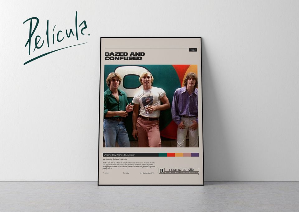 Dazed and Confused | Richard Linklater | Minimalist Movie Poster