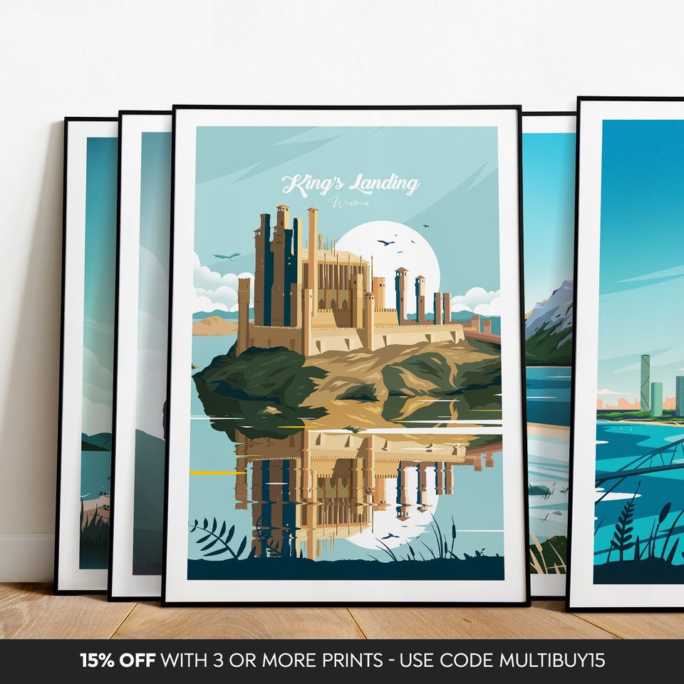 King's Landing - Westeros, Game Of Thrones poster