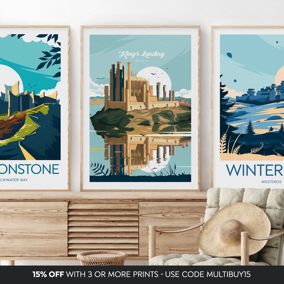 King's Landing - Westeros, Game Of Thrones poster