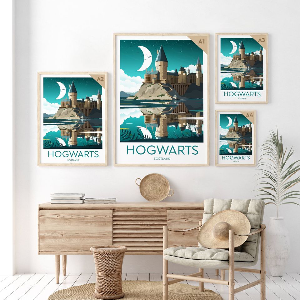 Hogwarts night - Hogwarts Fan art, Hogwarts poster, Harry Potter fan art