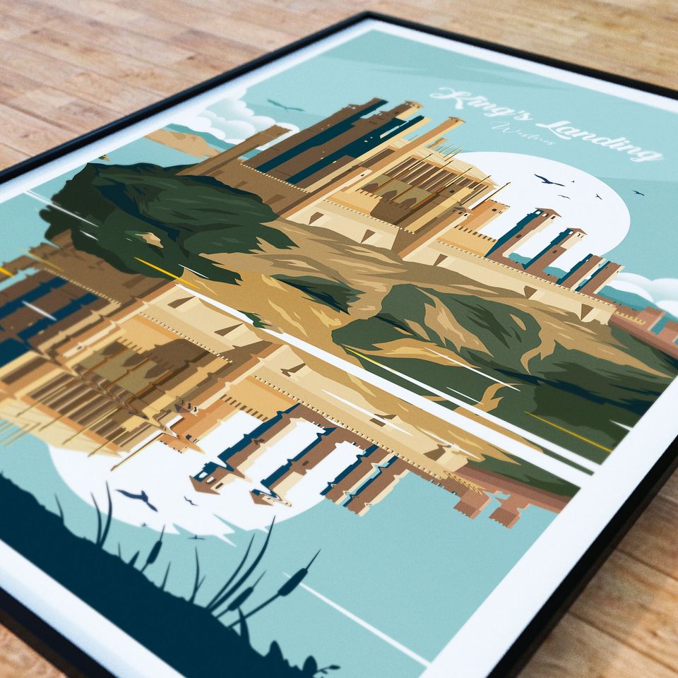King's Landing - Westeros, Game Of Thrones poster