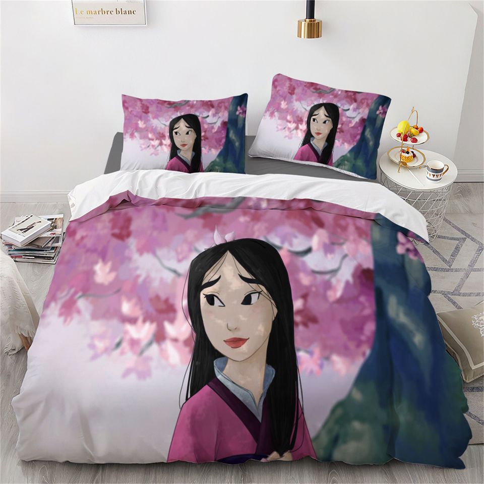 Disney Mulan Printing Bedding Set