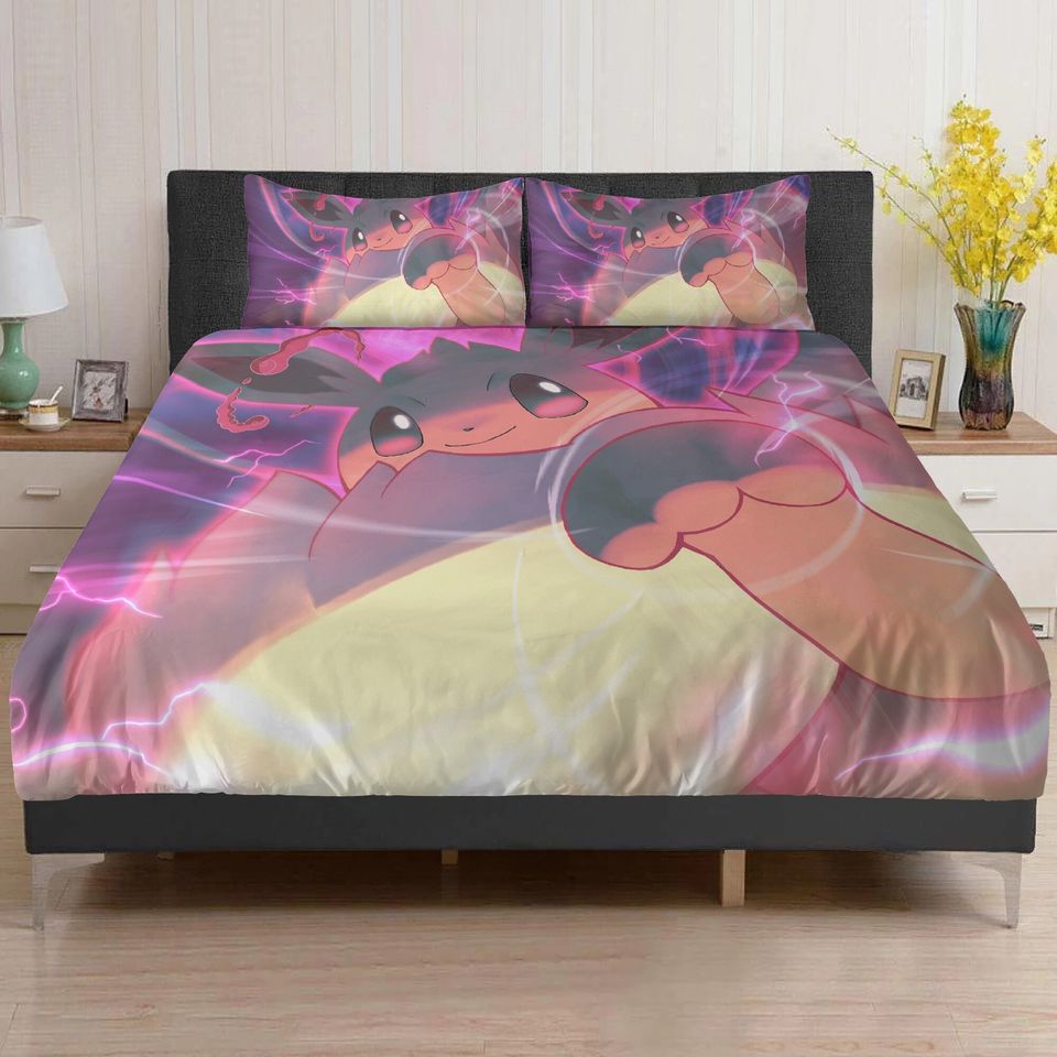P.O.KE.MO.N Duvet, Eevee Bedding set twin, queen, king sizes