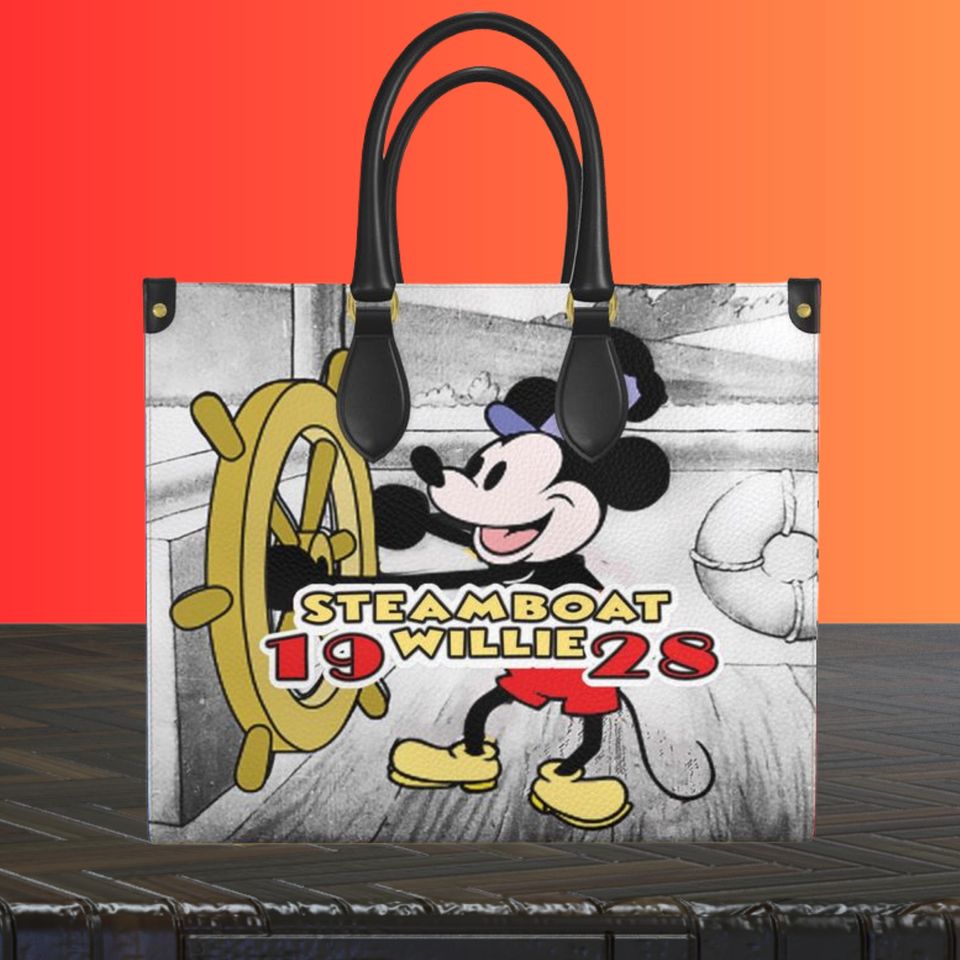 Disneyland Leather Bag, Gift For Her