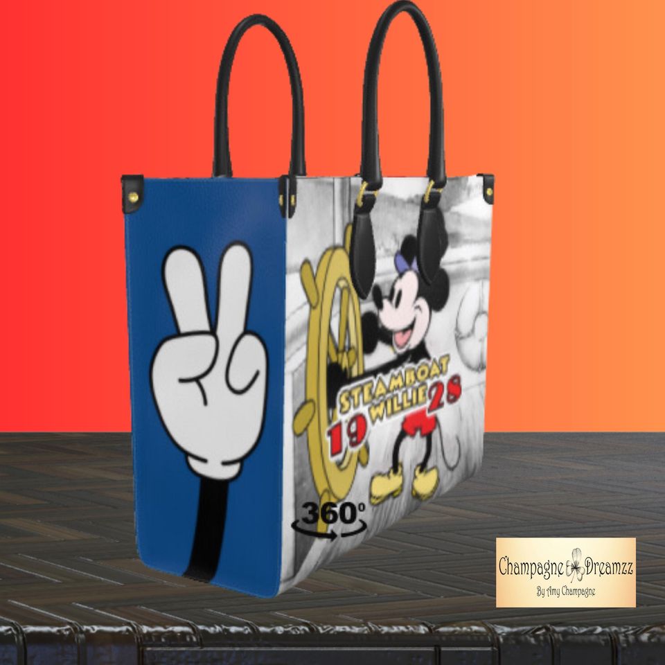 Disneyland Leather Bag, Gift For Her