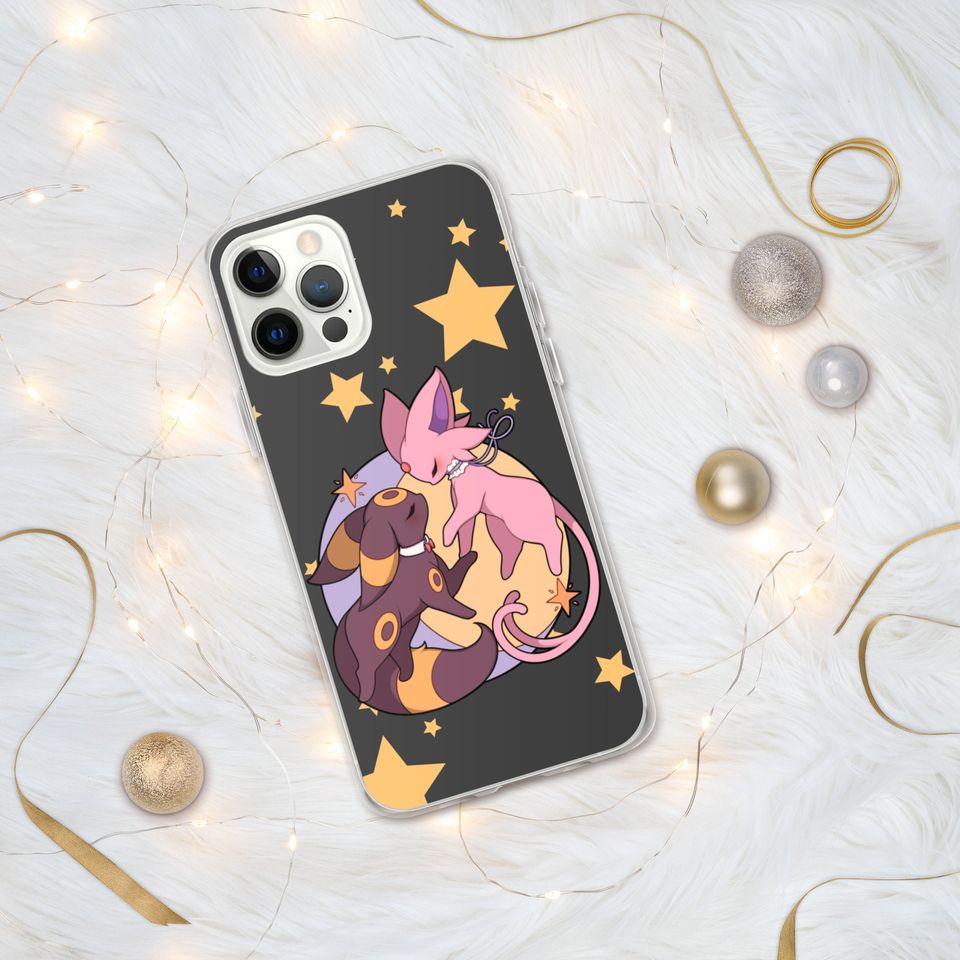 iPhone Compatible PKM Case | Espeon and Umbreon