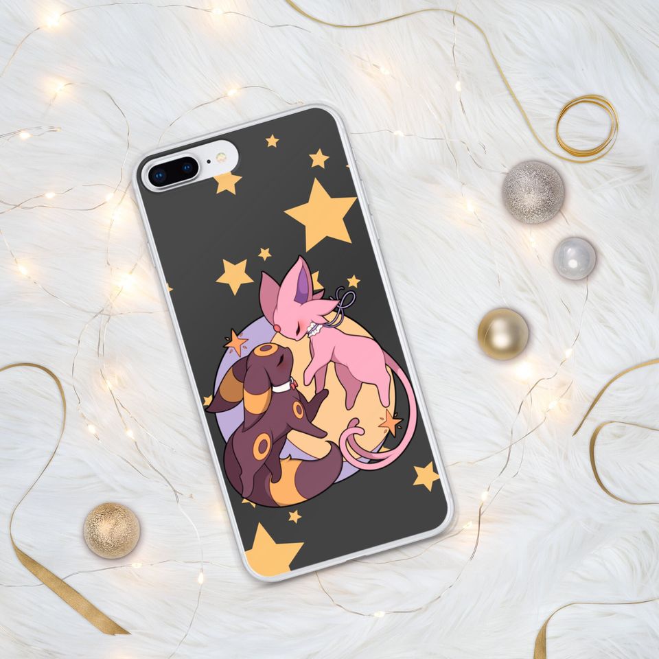 iPhone Compatible PKM Case | Espeon and Umbreon