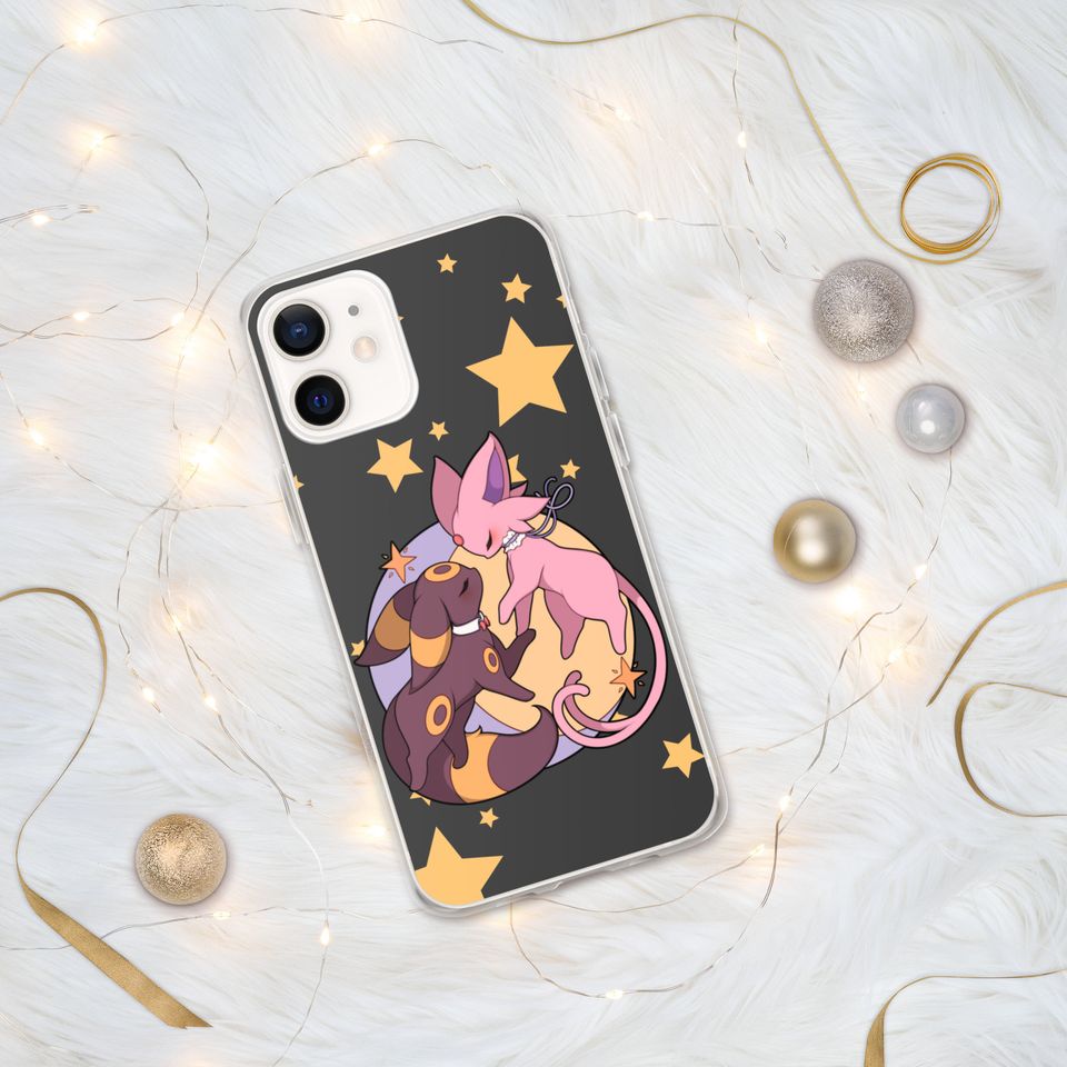 iPhone Compatible PKM Case | Espeon and Umbreon