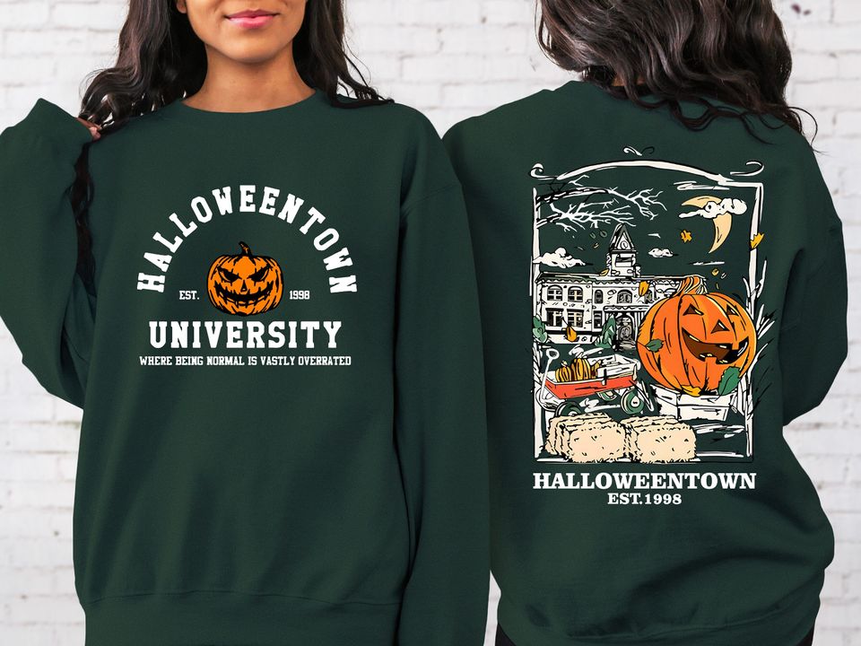 Halloweentown 1998 Back and Front Sweatshirt