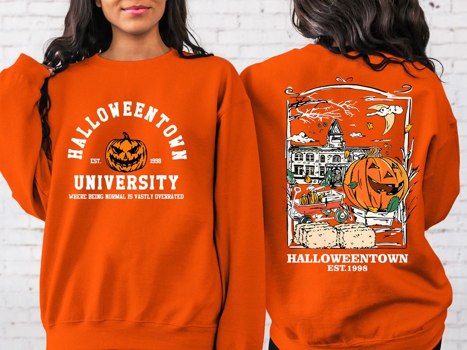 Halloweentown 1998 Back and Front Sweatshirt