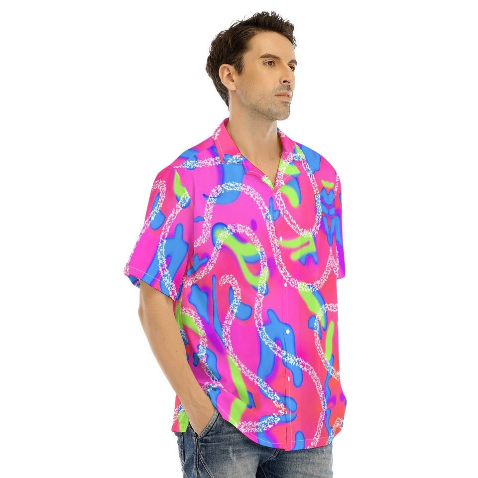 Malibu Print Men's Hawaiian Shirt