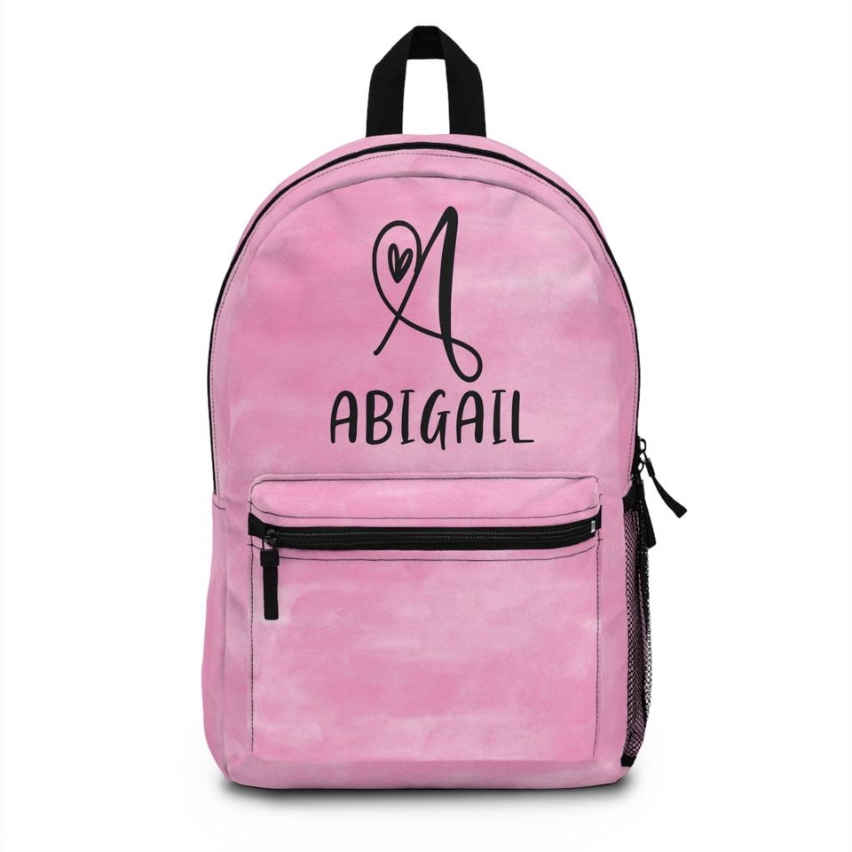 Personalized Monogram Backpack for Kids, Custom Name Back to School Backpack, Personalized School Bag, Personalized Gift