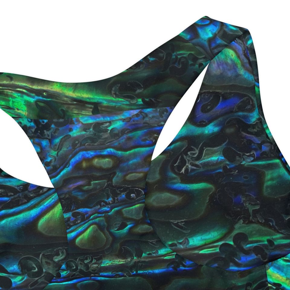 Girls Two Piece Swimsuit, Abalone Shell Design