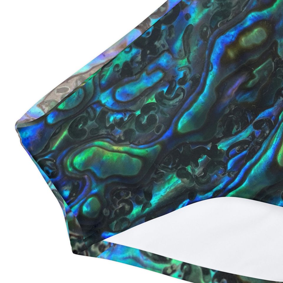 Girls Two Piece Swimsuit, Abalone Shell Design