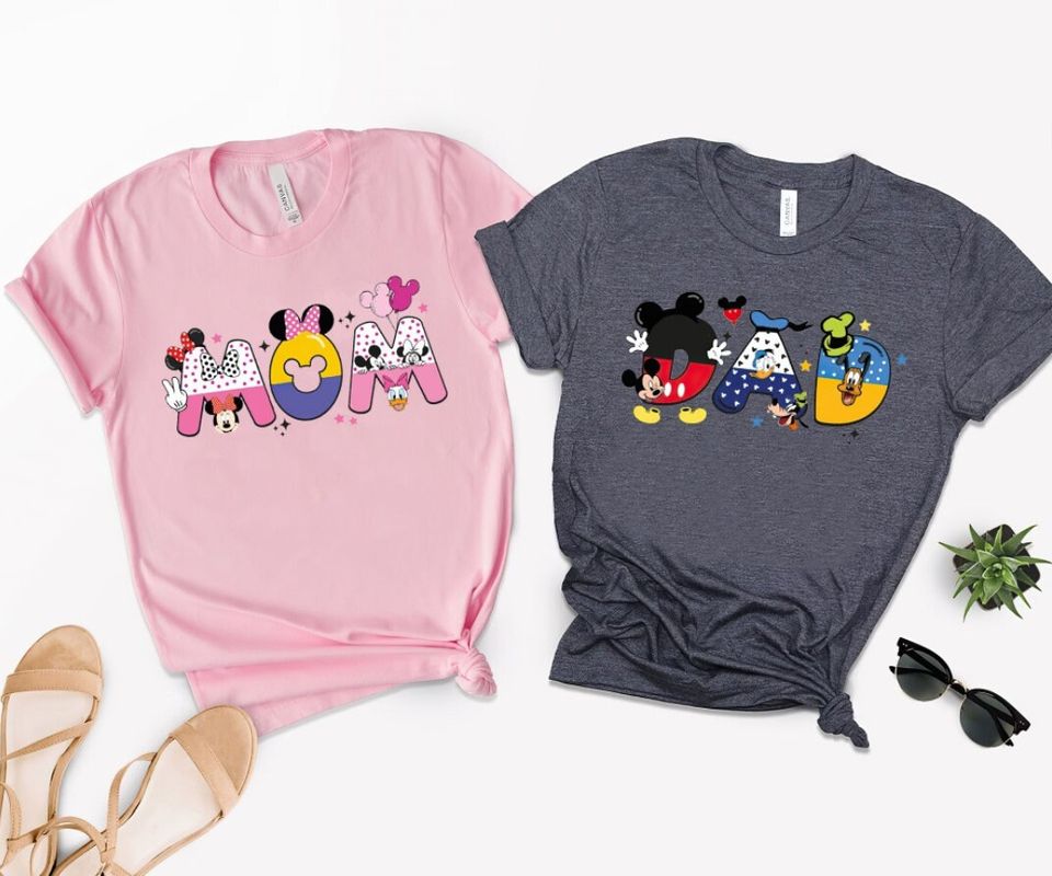 Disney Mom and Dad Shirts, Mickey Dad Shirt