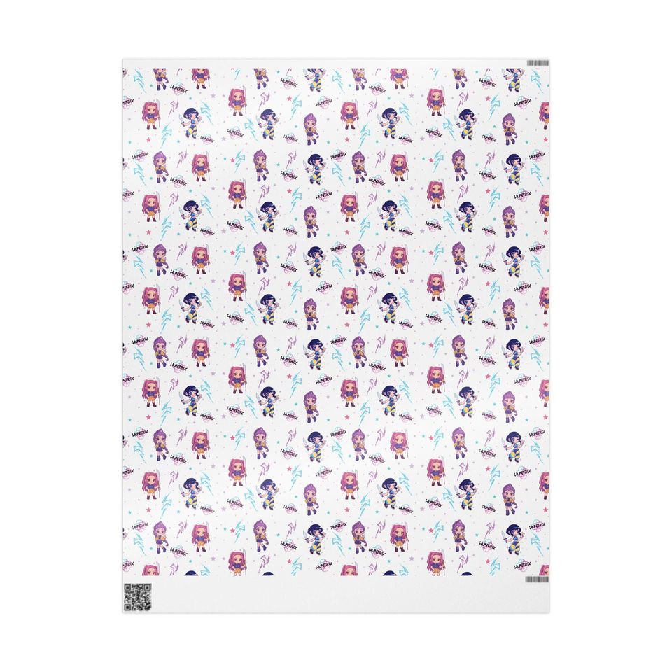 KPOP Demon Hunters Huntrix Patterned Wrapping Paper
