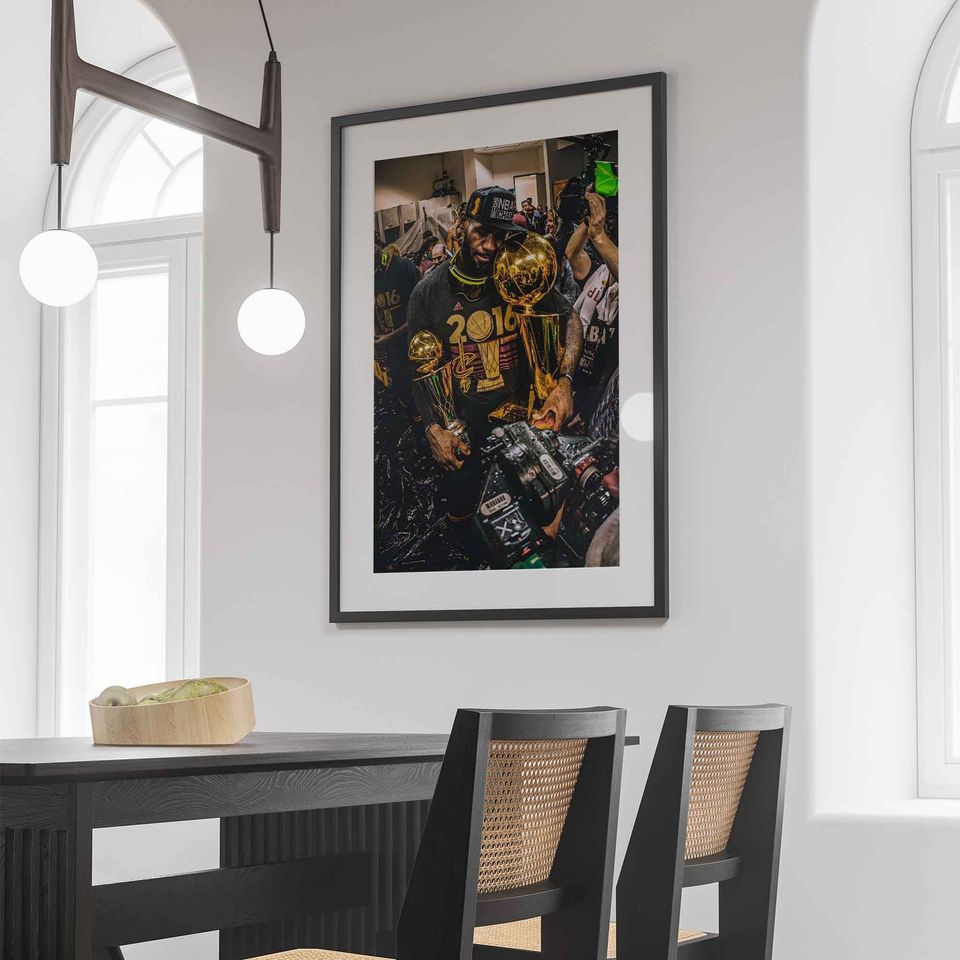 King Lebron James Poster